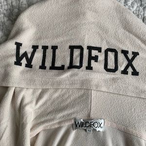 Cream colored Wildfox sweatshirt